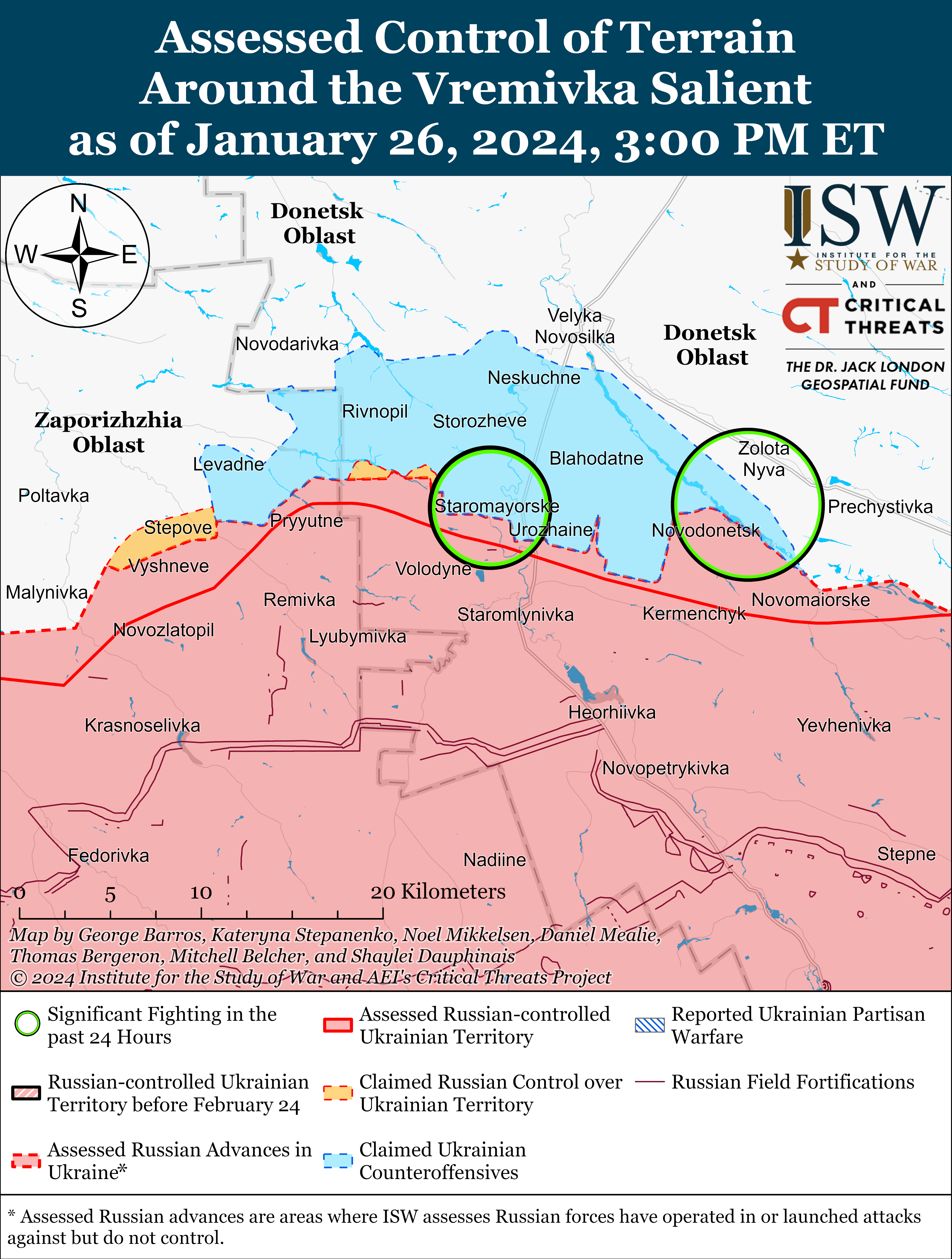 ЗСУ утримують позиції на лівому березі Херсонської області: карти боїв ISW